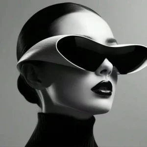 New Alien Uv Resistant Sunglasses, Punk Goggles, Futuristic Y2k Large Frame Integrated Sunglasses 7751