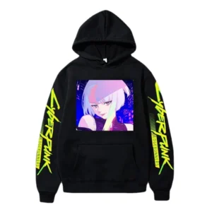 Cross-border Cyberpunk Cyberpunk Print Series Autumn and Winter Men's Hoodies Adult Casual Comfort Long Sleeve Sweatshirts