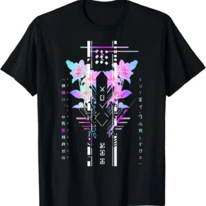 Futuristic Techwear Japan Cyberpunk Harajuku Streetwear T-Shirt Unisex T-Shirt Printed T-Shirt Summer Casual Y2K Top Harajuku