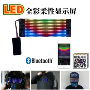Phone APP Control Led Soft Screen LED T Shirt Panel Led Cap Panel Led Poster Panel Play Music Led Panel