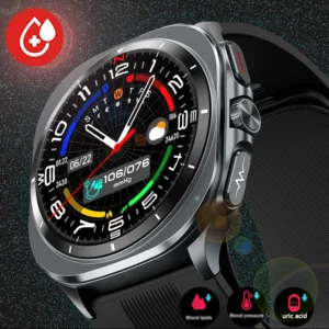 2025 New Health track Smartwatch Air Pump Airbag True Blood Pressure Health Measure Smart Watch Men Women Blood oxygen BT Call
