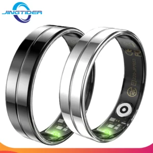 R11 Fashion Smart Ring Ultra Thin 2.2mm Thickness Stainless Steel Shell Fitness Health Tracker Heart Rate Blood Oxygen Monitor