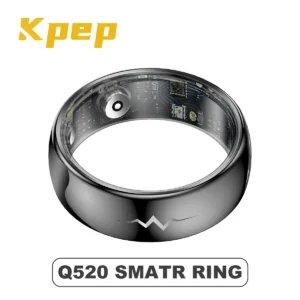 KPEP Q520 Smart Rings ECG/Heart Rate/Blood Pressure/Blood Oxygen Health Monitor 5ATM Sports Smartrings For Men Women