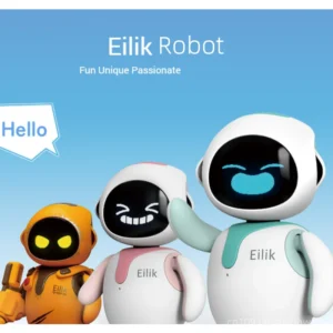 EMO Emoticons Eilik Smart Robot Electronics Automation AI Desktop Pet Intelligence Touch Interactive Mode Multi Functional Robot