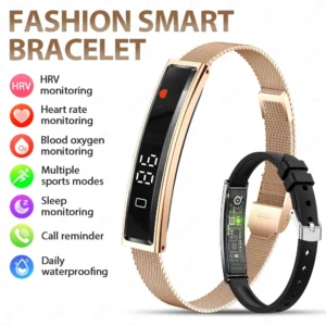 New Smart Bracelet Women Smartwatch Men Fitness Tracker HeartRate Blood Oxygen Waterproof Sport Smart Band Watch For Android iOS