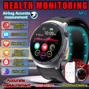 New For man Watches Air Pump Airbag Accurate Measure Smart Watch Men Micro Physical Examination BloodPressure Sport SmartWatch