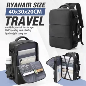 Ryanair 40x30x20 Luggage Cabin Bag, 40x30x20 Bag Men Women 15.6inch Laptop Bag Business Travel Backpack，College School Backapck