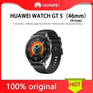 HUAWEI WATCH GT5 Chinese version (41mm) (46mm) Bluetooth call HarmonyOS 1.32-inch/1.43-inch AMOLED Battery capacity 323mAh/524mA