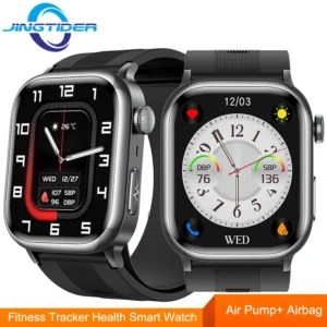 TK66 Airbag Air Pump Blood Pressure Fitness Tracker Smart Watch Men Women 2.06“ HD AMOLED Screen Bluetooth Calling Smartwatch