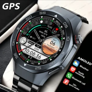 2025 New Huawei GT5 Pro Smart Watch Men HD AMOLED Screen GPS Motion trajectory HeartRate Bluetooth Call 1.53" SmartWatch IP68