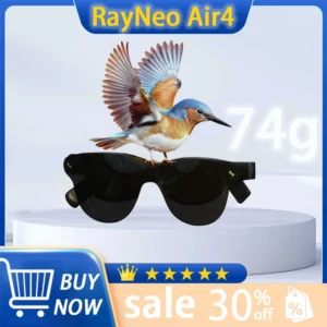 RayNeo Air 4 Smart AR Glasses , with 4 speakers Experience immersive audio 135-inch 4k HD Giant Screen Viewing OLED screen